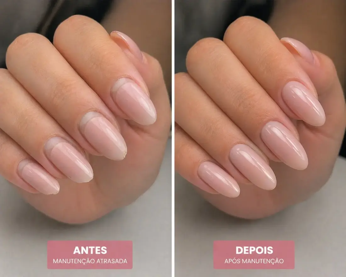 Antes e depois de manutenção profissional